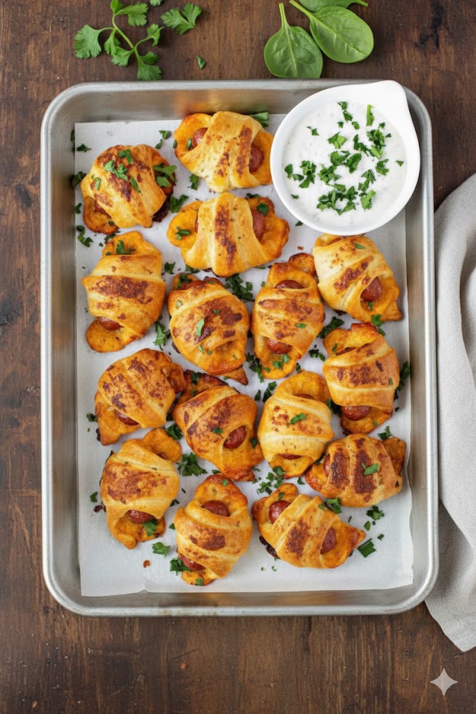 Cheesy chicken in a blanket